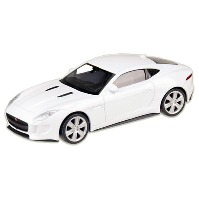 Машина металлическая JAGUAR F-TYPE COUPE "WELLY" 44049CW масштаб 1:43 Белый 44049CW(White) фото