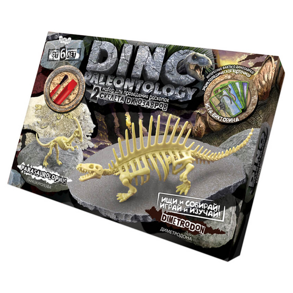 Игровой набор для проведения раскопок DP-01 DINO PALEONTOLOGY в коробке Диметродон 6140s26722 фото