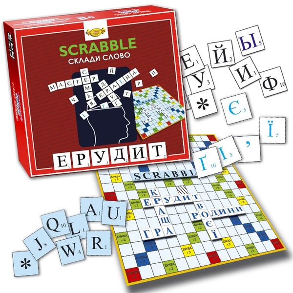 Настільна гра "Склади слово. Ерудит. SCRABBLE" Майстер MKB0147 MKB0147 фото