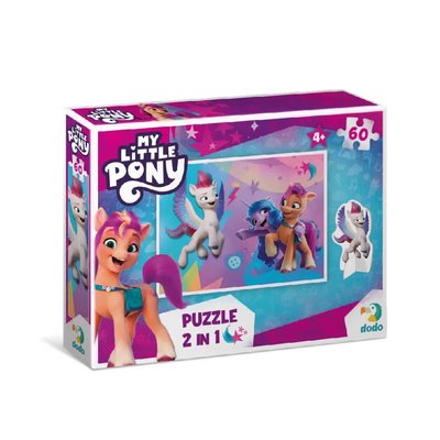 Дитячі Пазли My Little Pony "Пригоди Санні, Ізі та Зіпп" DoDo 200137 60 елементів, з фігуркою 200137 фото