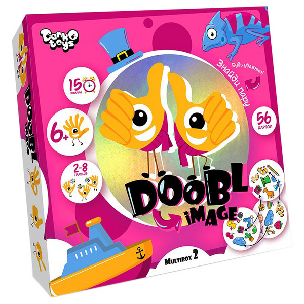 Розважальна настільна гра "Doobl Image" DBI-01-01U укр. мовою 14432s26932 фото