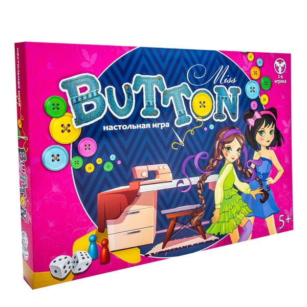 Настільна Гра-бродилка Miss Button 30355 (рос.) 30355 фото