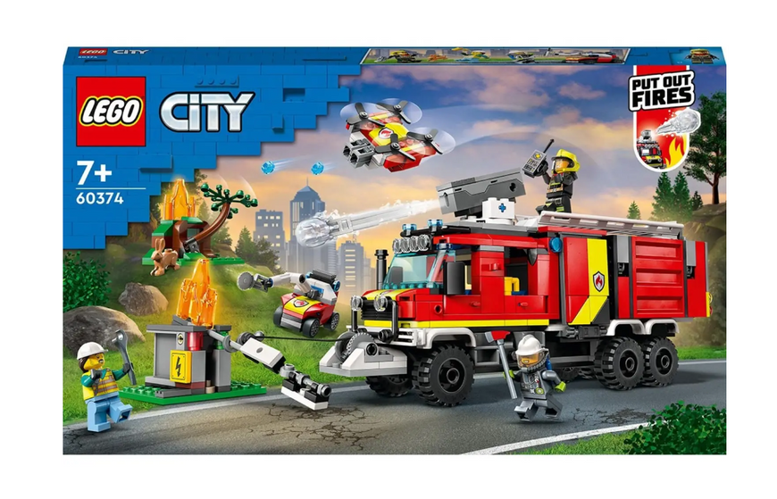 Конструктор LEGO City Пожежна машина, 502 деталей (60374) 60374 фото