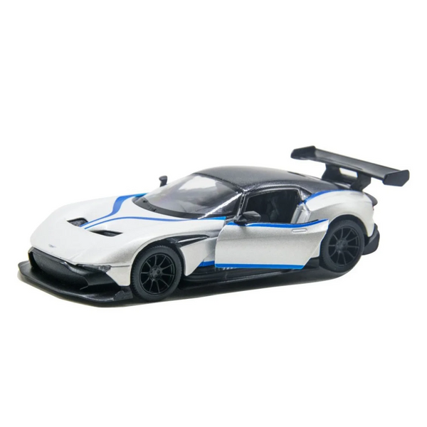 Колекційна іграшкова машинка Aston Martin Vulcan KT5407FW інерційна KT5407FW(White) фото