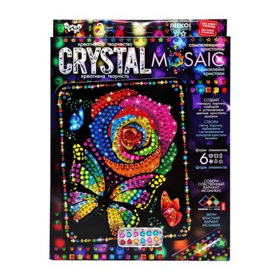 Креативное творчество "Crystal mosaic Цветок" CRM-02-07, 6 форм элементов CRM-02-07 фото