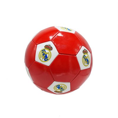 М'яч футбольний Bambi YW0244 №5, PVC діаметр 21,3 см Біло-червоний YW0244(Red-White) фото