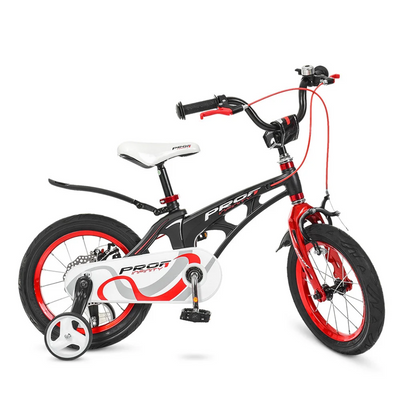 Велосипед детский PROF1 LMG14201 14 дюймов, красный LMG14201 фото