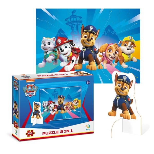 Дитячі Пазли Paw Patrol "Готові до пригод" DoDo 200163 60 елементів, з фігуркою 200163 фото