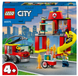 Конструктор LEGO City Пожежне депо та пожежна машина, 153 деталей (60375) 60375 фото 1