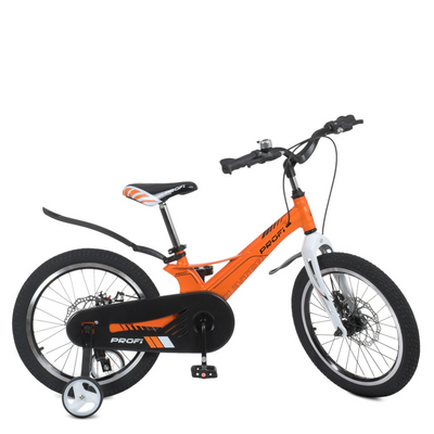 Велосипед детский PROF1 LMG18234 18 дюймов, оранжевый LMG18234 фото