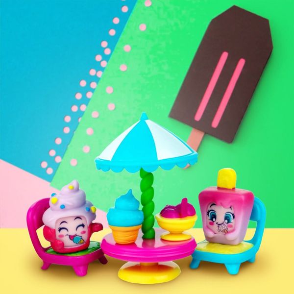 Игровой набор Джелатерия Moji Pops PMPSB216IN20, 2 фигурки, аксессуары PMPSB216IN20 фото