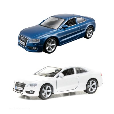 Автомодель – AUDI A5 (ассорти синий металлик, белый, 1:32) 095042 фото