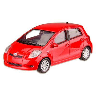 Машина металлическая TOYOTA YARIS "WELLY" 44003CW масштаб 1:43 Красный 44003CW(Silver) фото