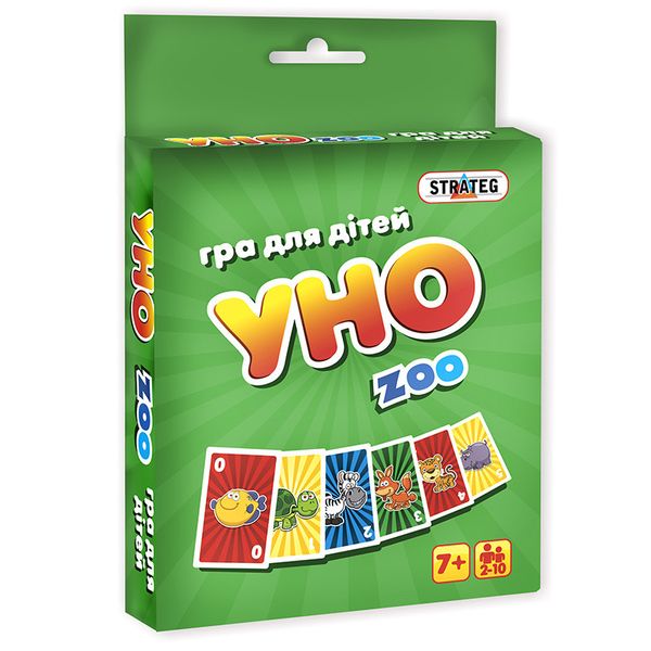 Настольная игра "Уно zoo" 7016 (укр.) 7016ST фото