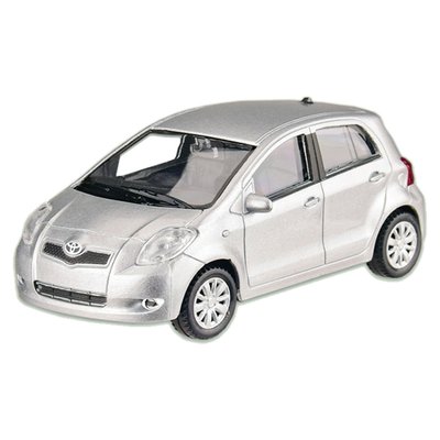 Машина металева TOYOTA YARIS "WELLY" 44003CW масштаб 1:43 44003CW(Silver) фото