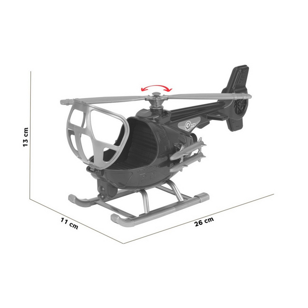 Детская игрушка "Вертолет" ТехноК 9024TXK, 26 см 9024TXK фото