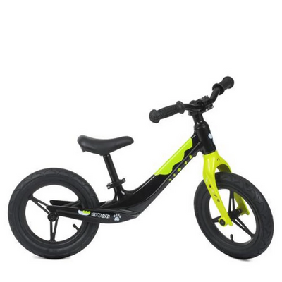 Біговел дитячий Profi Kids LMG1255-2 салатовий, 12 дюймів LMG1255-2 фото