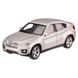 Машина металлическая BMW X6 "WELLY" 44016CW масштаб 1:43 Серебряный 44016CW(Silver) фото