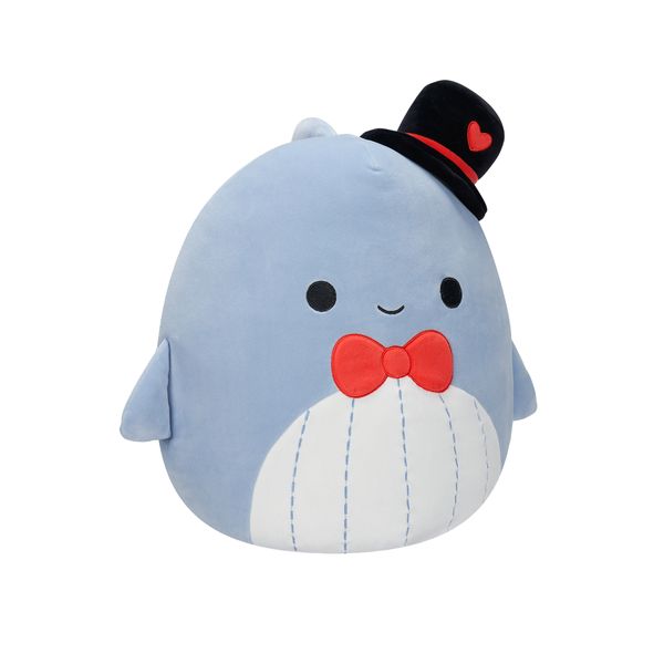 Мягкая игрушка SQUISHMALLOWS – СИНИЙ КИТ САМИР (13 cm) 737241 фото