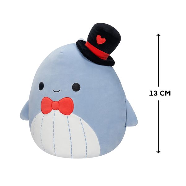 Мягкая игрушка SQUISHMALLOWS – СИНИЙ КИТ САМИР (13 cm) 737241 фото