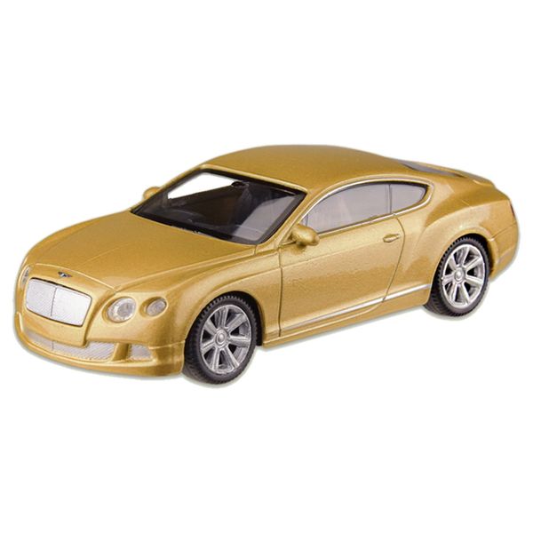 Машина металлическая BENTLEY CONTINENTAL GT "WELLY" 44036CW масштаб 1:43 Золотой 44036CW(White) фото