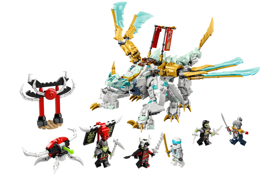 Конструктор LEGO Ninjago Существо Ледяной Дракон Зейна, 973 деталей (71786) 71786 фото