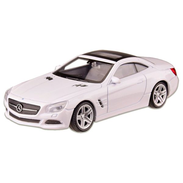 Машина металлическая MERCEDES-BENZ SL500 "WELLY" 44043CW масштаб 1:43 Белый 44043CW(White) фото