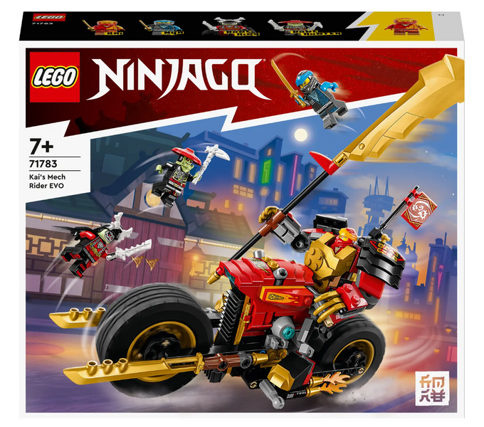 Конструктор LEGO Ninjago Робот-вершник Кая EVO, 312 деталей (71783) 71783 фото