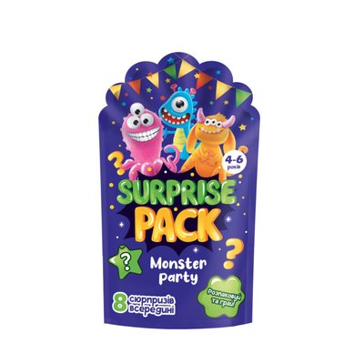 Набір сюрпризів Surprise pack "Monster party" Vladi Toys VT8080-03 Укр VT8080-03 фото