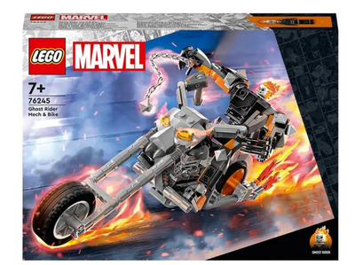 Конструктор LEGO Super Heroes Marvel Примарний Вершник: робот і мотоцикл 264 деталей (76245) 76245 фото