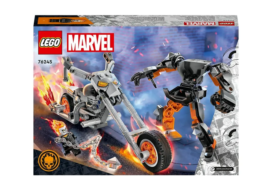 Конструктор LEGO Super Heroes Marvel Примарний Вершник: робот і мотоцикл 264 деталей (76245) 76245 фото